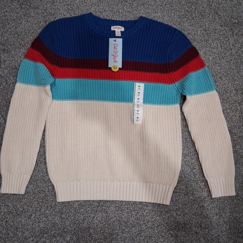 Colorful Striped Sweater for Men